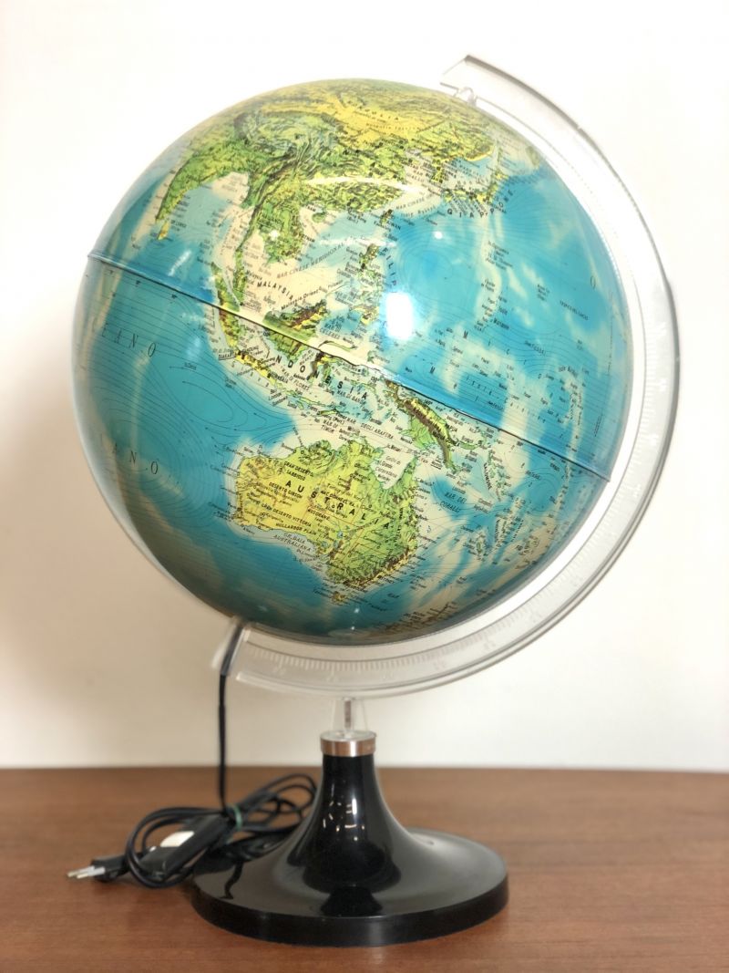 RICO Luminous WORLD MAP Diameter 40 Made in Italy