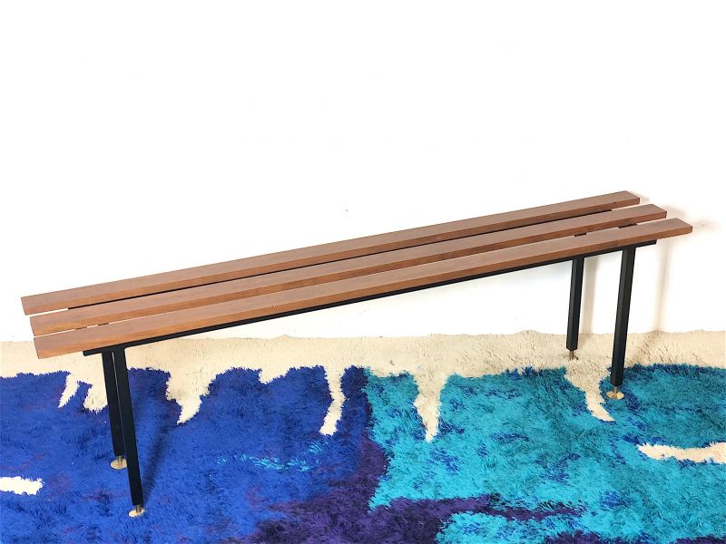 Bench in Vintage Teack 1960s - Made in Italy -