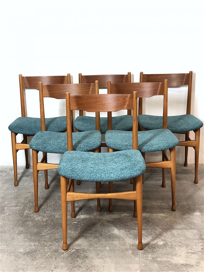 WAIMEA shop online - Set di 4 Sedie Svedesi Vintage Anni 60