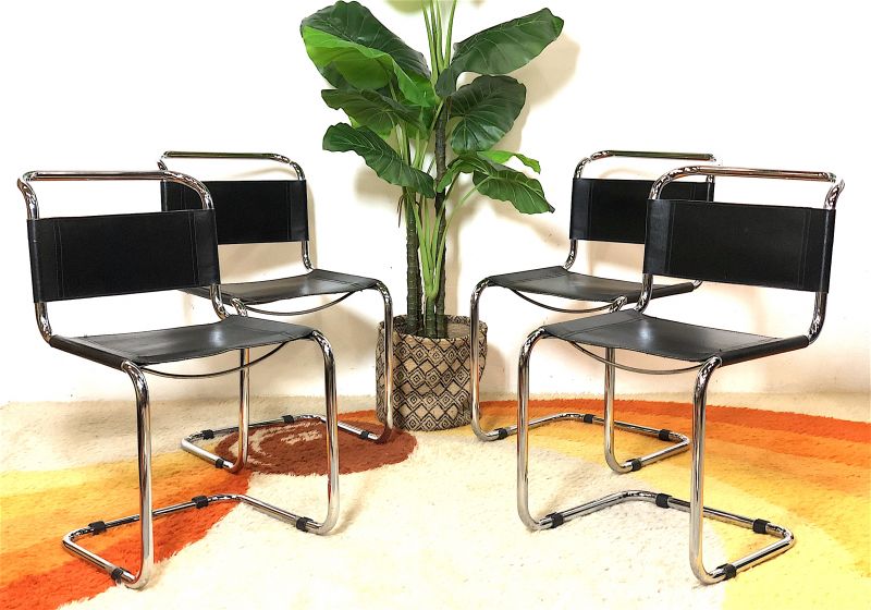 Set di 4 sedie Anni 70  Design SPACE AGE  - Made in italy -