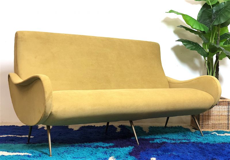 3 Seater Sofa from the 1950s LADY Design attributed to MARCO ZANUSO Made in Italy