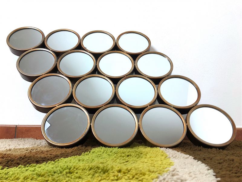 Vintage 80s Wall Mirror Made in Italy