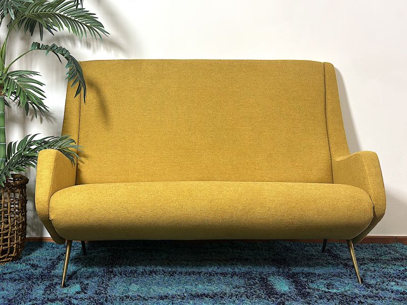Divano 2 posti Anni 50 Design Aldo Morbelli By Isa Bergamo Made in italy