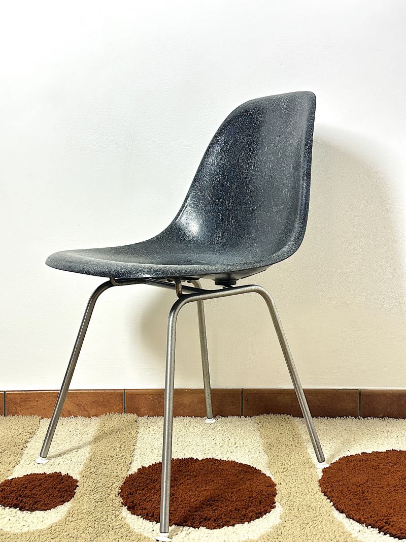 Sedia Eames Fiberglass Side Chair DSX  Vintage anni 60 By Herman Miller