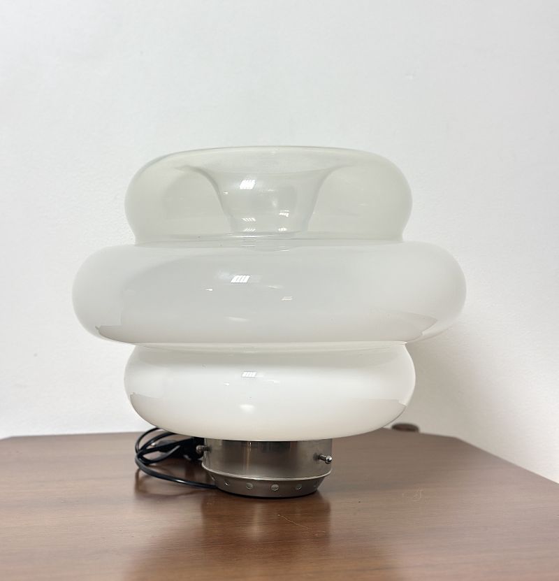 Lampada da tavolo Anni 60 Lotus Mod. LT 303 Design Carlo Nason per AV Mazzega Made in Italy