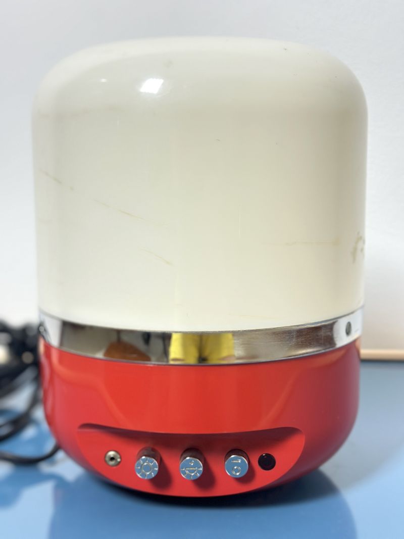 EUROPHON Lampada Orange / Radio AM Design Adriano Rampoldi Made in Italy