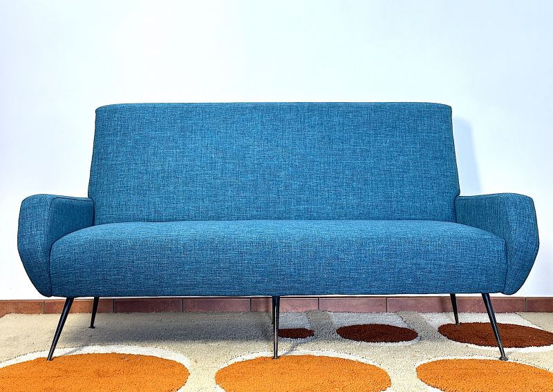 Divano 3 posti Anni 50 Design Gigi Radice By Minotti Made in Italy
