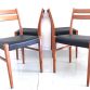 Set di 4 Sedie SCANDINAVE Anni 60 Made in Italy