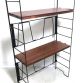 Modular Wall Bookcase 1960s-Made in Italy-