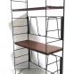 Modular Wall Bookcase 1960s-Made in Italy-