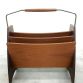 Teack magazine rack 1960s Made in Italy