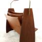 Teack magazine rack 1960s Made in Italy