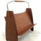 Teack magazine rack 1960s Made in Italy