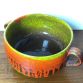 80's Modernist Objects Holder Vase - Made in Italy -