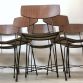 Set 6 Sedie Anni 50 Design AUGUSTO BOZZI- Made in Italy -