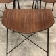 Set of 6 Chairs 1950s Design AUGUSTO BOZZI - Made in Italy -