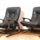 Pair of EXCLUSIVE WESTNOFA armchairs from the 70s