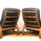 Pair of EXCLUSIVE WESTNOFA armchairs from the 70s