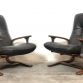 Pair of EXCLUSIVE WESTNOFA armchairs from the 70s