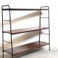 Vintage 60s cabinet with 3 shelves - Made in Italy -