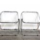 Pair of Armchairs PLONA (WHT) By GIANCARLO PIRETTI for ANONIMA CASTELLI Made in Italy
