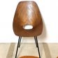 Bent Plywood Chair 1950s Design VITTORIO NOBILI Made in Italy