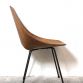 Bent Plywood Chair 1950s Design VITTORIO NOBILI Made in Italy