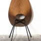 Bent Plywood Chair 1950s Design VITTORIO NOBILI Made in Italy