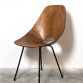 Set of 6 Bent Plywood Chairs 1950s Design VITTORIO NOBILI -Made in Italy -