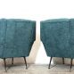 Pair of MINOTTI armchairs 1960s Design Gigi Radice - Made in Italy -