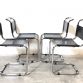 Set di 4 sedie Anni 70  Design SPACE AGE  - Made in italy -