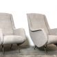 Pair of ISA Armchairs from the 50s ALDO MORBELLI Design Made in Italy