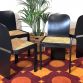 Space Age Game Set from the 70s (4 chairs + 1 table) - Made in Italy -