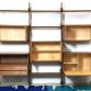 Vintage bookcase design Vittorio Dassi (3 Bays) 1960s Made in Italy