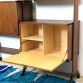 Vintage bookcase design Vittorio Dassi (3 Bays) 1960s Made in Italy