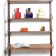 Suspended bookcase in Teack 60s - Made in Italy -