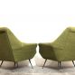 Pair of Armchairs designed by Gigi Radice for Minotti, 1960s Made in Italy