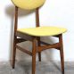 Set di 4 Sedie in Faggio Lt.Yellow Vintage Anni 60 Design SCANDINAVO - Made in Italy-