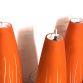 Set di 4 Lampadari a sospensione Orange Anni 60 -Made in Italy-