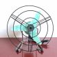 Vintage fan 1960s -Made in Italy-