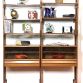 Vintage 2-bay Teack Bookcase from the 1960s - Made in Italy -