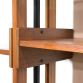 Vintage 2-bay Teack Bookcase from the 1960s - Made in Italy -