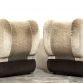 Pair of SPACE AGE 70's armchairs - Made in Italy -