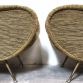 Pair of LADY Lt.Gold Armchairs from the 1950s Design Attributed to Marco Zanuso Made in Italy