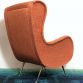 SENIOR Armchair Vintage 60s Design Attributed Marco Zanuso - Made in Italy -