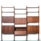 Vintage 3-bay bookcase Design VITTORIO DASSI 1960s Made in Italy