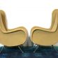 Pair of SENIOR Vintage 50s Armchairs Design Attributed Marco Zanuso - Made in Italy -