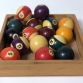Complete Set of Vintage 1960s Billiard Balls - Made in Italy -