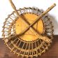 Vintage Wicker Object Holder from the 1960s Made in Italy