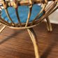 Vintage Wicker Object Holder from the 1960s Made in Italy